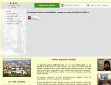 Tablet Screenshot of galileohotel.it